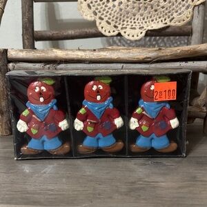 VINTAGE NEW OLD STOCK luminessence jack o lantern scarecrow floating candles